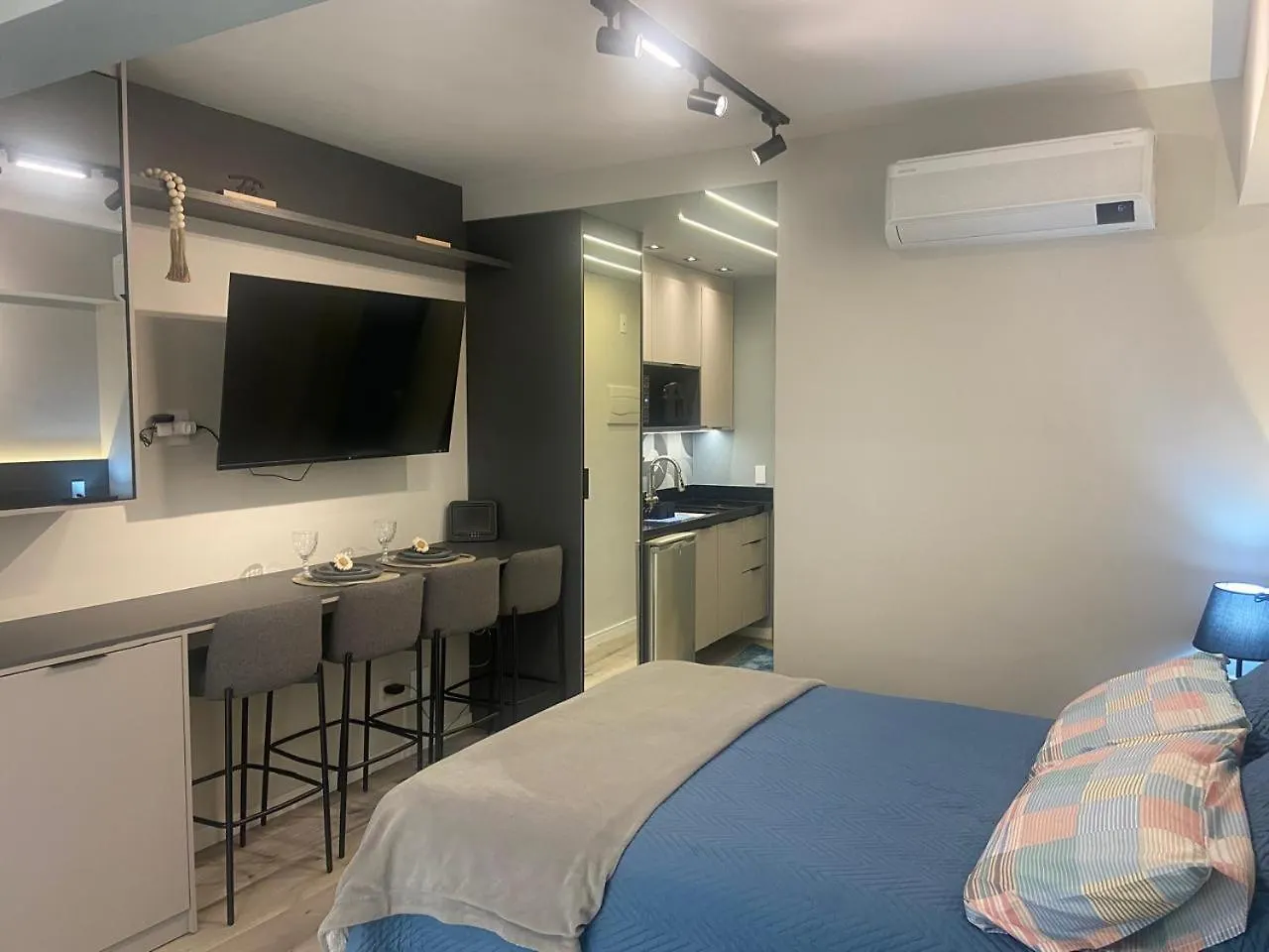 Studio Luxuoso Ao Lado Allianz Parque Sao Paulo Apartment